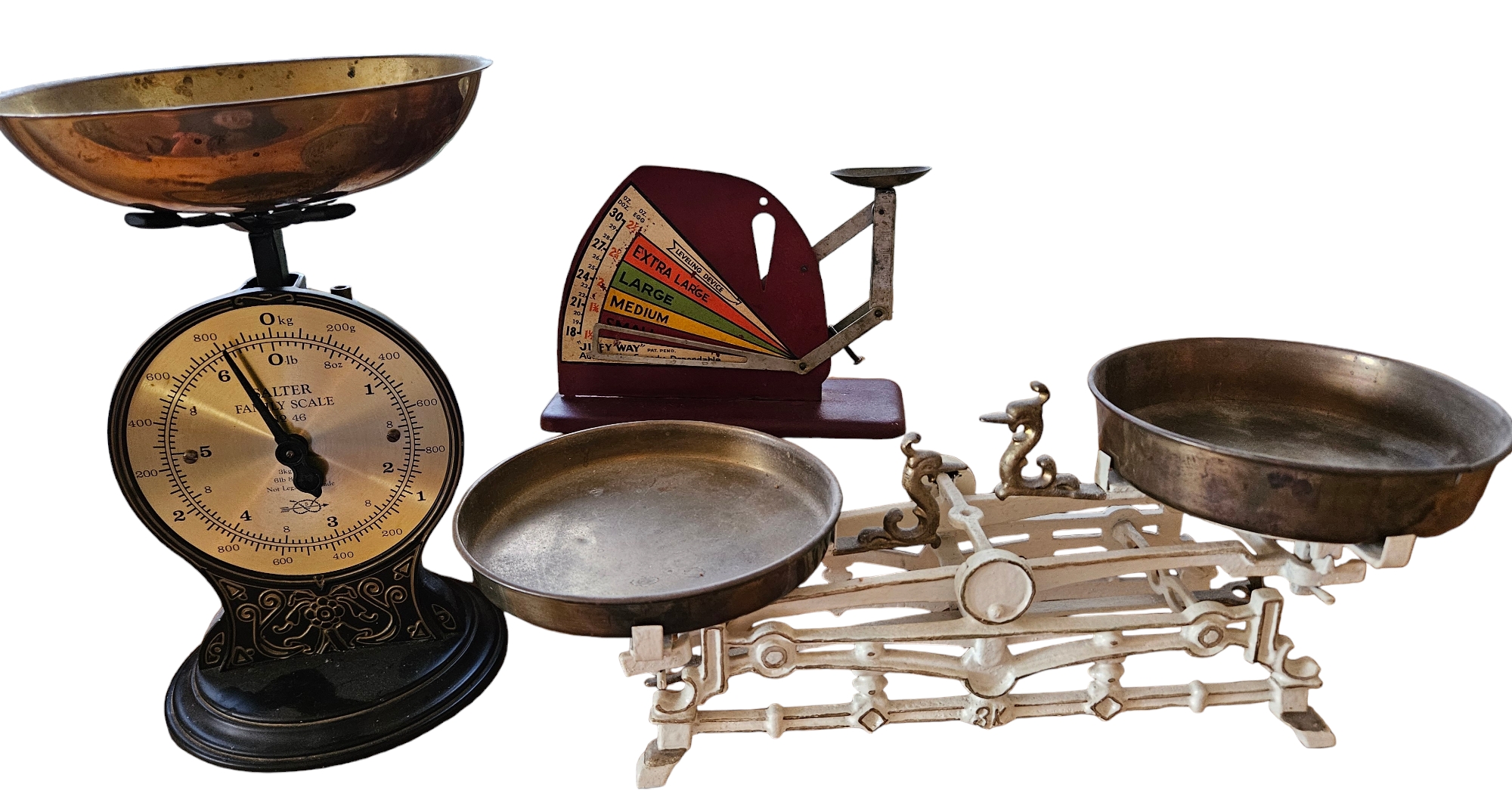 Table Scale Decor Three Different Decor Scales #1562 | Auctionninja.com