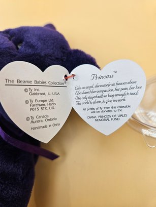 Tag Beanie Boo Princess Diana RARE Ty Beanie Babies Princess Diana
