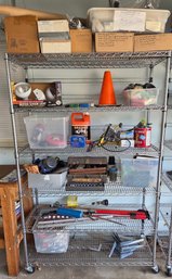 Ultra Durable Wired Garage Shelf With Wheels #2