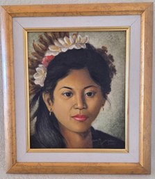 Balinese Girl Painting