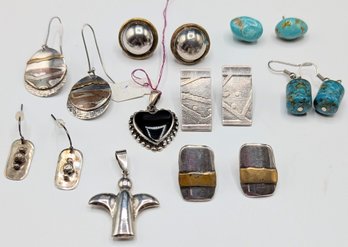 Sterling Silver Group Of Jewelry.