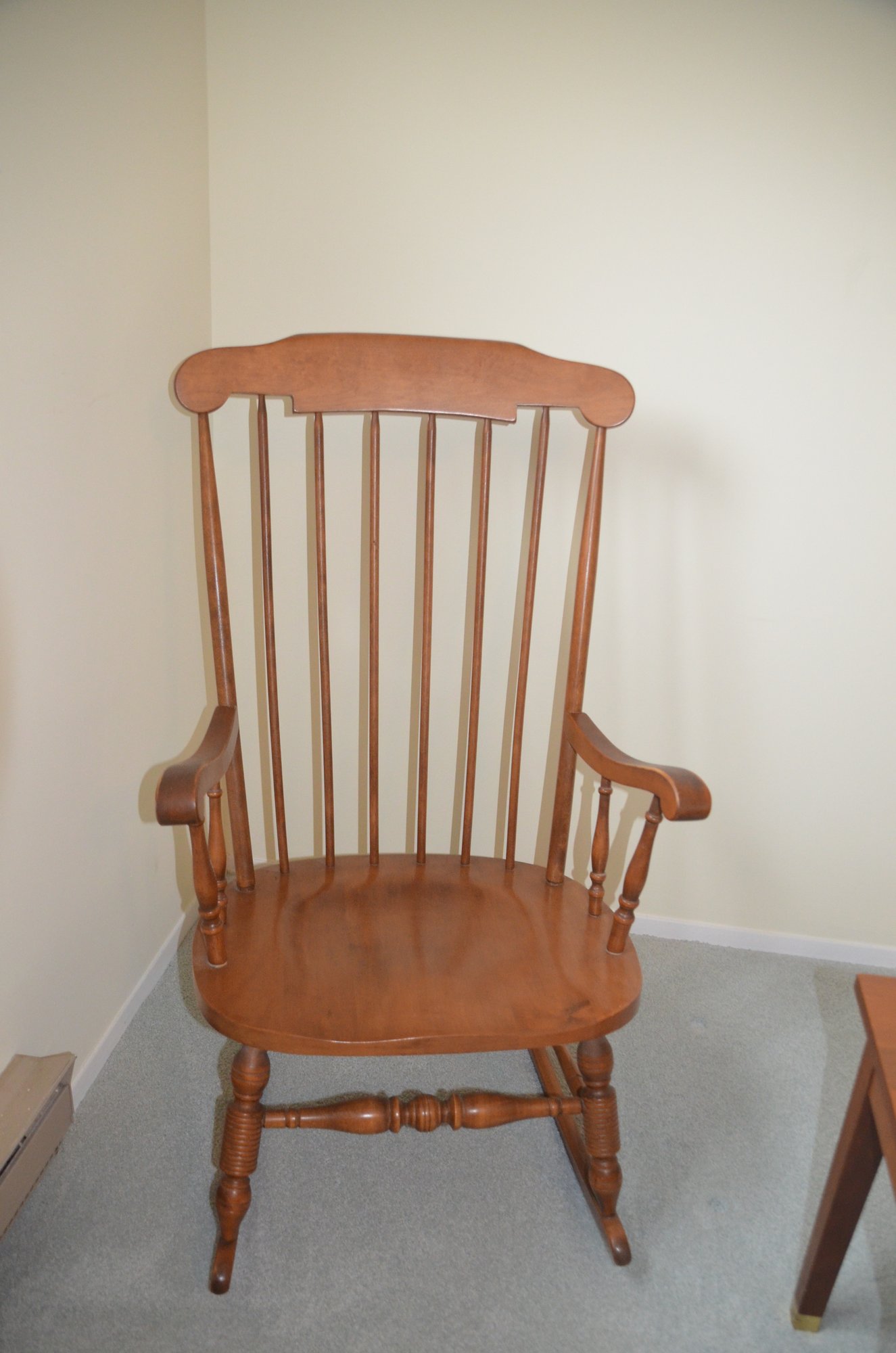 (#3) Vintage Wood Rocking Chair From Massachusetts #25457 ...