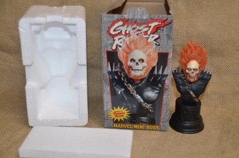 (#23) 2001 Marvel Avengers GHOST RIDER Comics Mini-Bust Statue Bowen #2199/6000 Sculpted By Thomas Kuntz