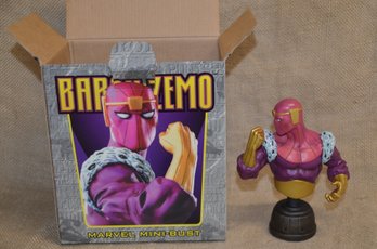(#26)  2002 Marvel Avengers BARONZEMO Comics Mini-Bust Statue Bowen #0365/4000 Sculpted By Randy Bowen