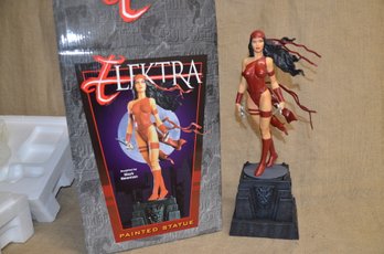 (#45) Marvel ELEKTRA Paint Statue 14'H Bowen Design Sculpted Mark Newman #1880/3000