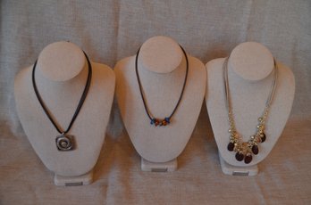 178) Lot Of 3 Necklaces 8-10' - Shippable