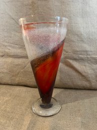 (#11) Kosta Boda Twister Vase By Kjell Engman 49970