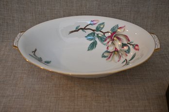291) Japan Went Worth China Oval Serving Platter Magnolia