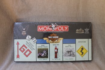 418) Sealed New 'monopoly Game Harley-davidson' Live To Ride Edition (displayed Only)