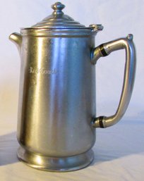 Nickel Silver Teapot Fron The Red Coach Grille, Boston
