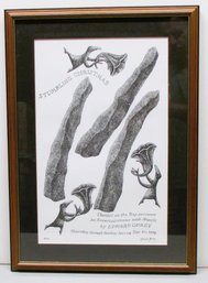 Edward Gorey, A Signed Theater Broadside 1995