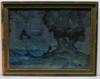 W. F. Blaine Watercolor Landscape