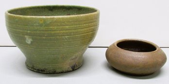 Two Hand Thrown Pottery Bowls