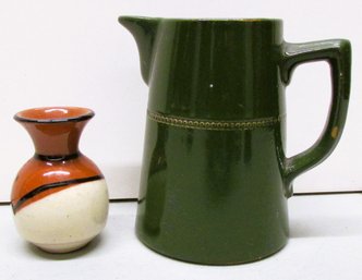 Langley Mills Measure And Small Vase