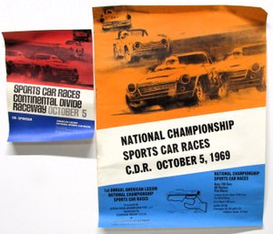Two Original 1969 Racing Posters.