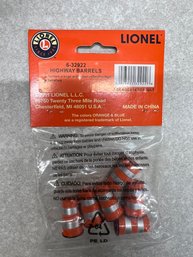 Lionel Highway Barrels 6-32922 - New In Bag