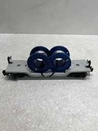 Lionel Santa Fe Depressed Flatcar With 2 Cable Reels 16326