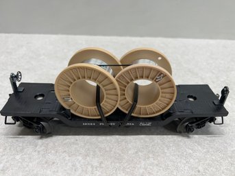 Lionel Pennsylvania Depressed Flatcar With 2 Cable Reels - 16324