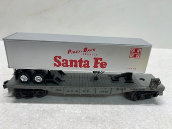 Lionel Santa Fe AT&SF 16940 Piggy-back Semi Trailer Flat Car
