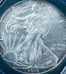 2016 SILVER AMERICAN EAGLE PROOF .999 ONE TROY OUNCE DOLLAR COIN - TONED