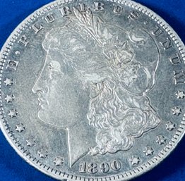 1890-CC MORGAN SILVER DOLLAR COIN- RARE KEY DATE!
