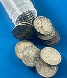 ROLL OF (40) SILVER WAR NICKELS