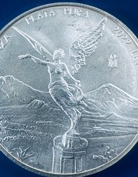 COLLECTOR BULLION - 2022 MEXICO 1 OZ FINE SILVER .999 LIBERTAD