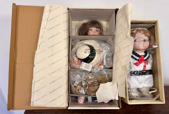 Two Vintage Porcelain Dolls