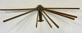 Two Antique Wooden Clothes Drying Racks