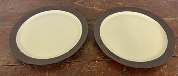 Pair Of Vintage Dansk Flamestone Dinner Plates