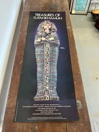 Vintage King Tut Exhibition Poster