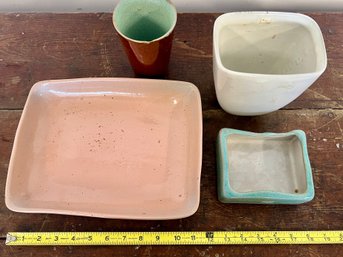 Vintage Collection Of Glidden Art Pottery Pieces