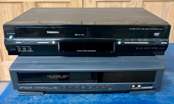 Toshiba And Hitachi DVD/VCR Players