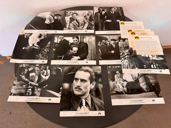 Vintage Collection Of Press Photographs For The 1974 Godfather Part II Movie.