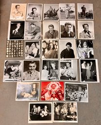 Vintage Collection Of Celebrity Promotional Photo Images.