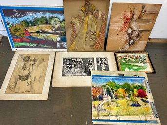 Collection Of Original Drawings And Paintings