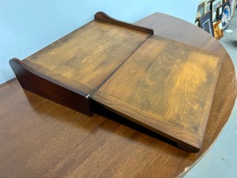 Vintage Fold Out Wooden Slant Top Writing Desk