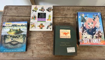 Collection Of Pop-up Books By Robert Sabuda And Lucio Santoro, A Lego Book, And And An Unopened Jigsaw Puzzle