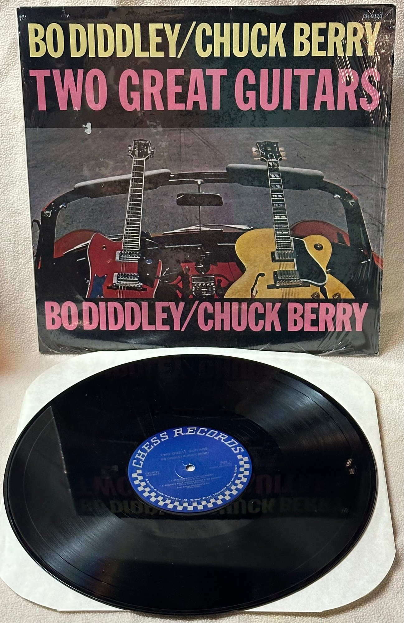 ⁄ Bo Chuck Two Great Guitars Diddley LP Berry - BO DIDDLEY | Chess