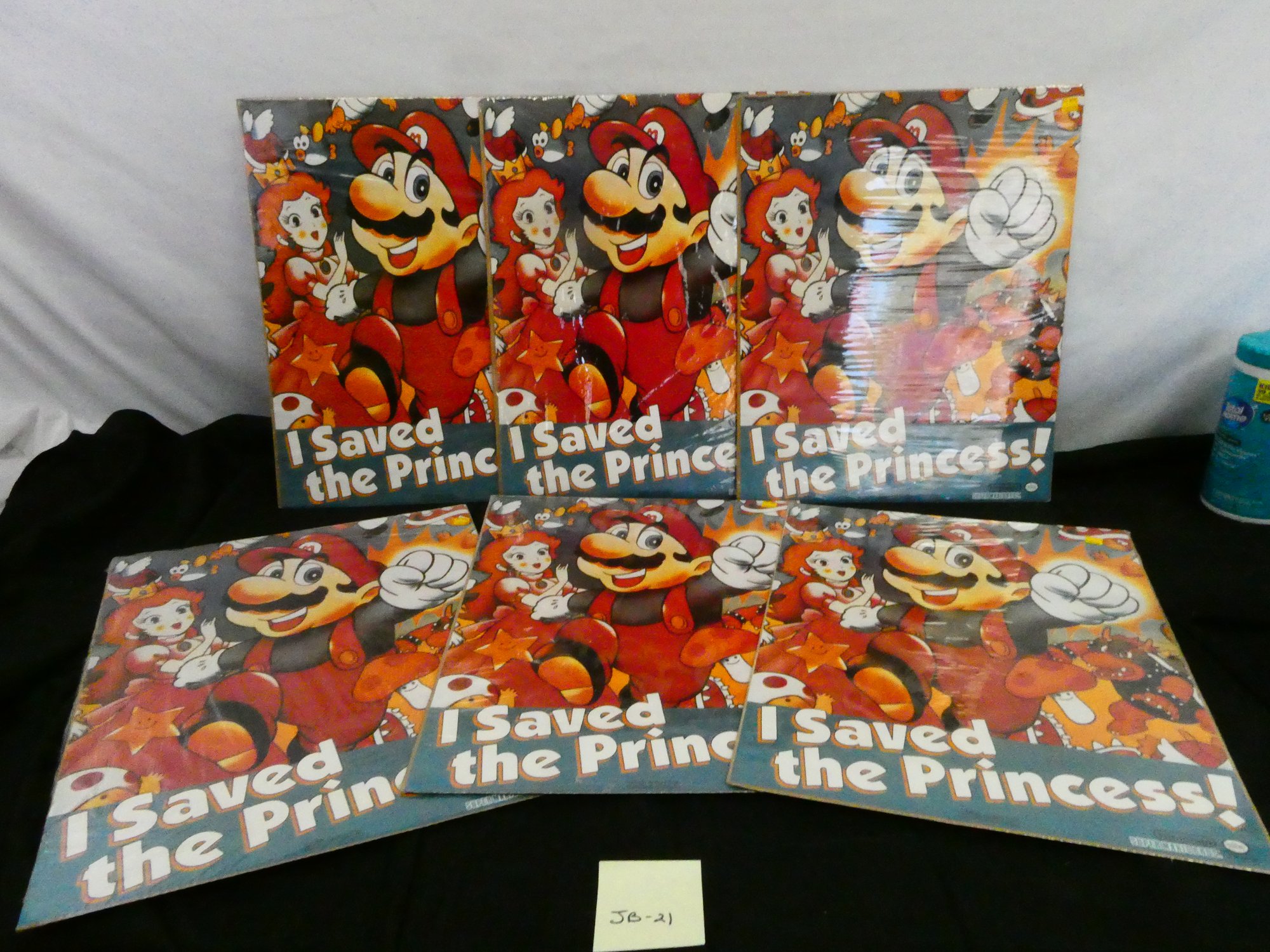Lot Of 6 Nintendo Super Mario Brothers Posters! New In Package #13609 ...