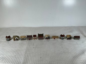 Collection Of Wade England Whimsey On Why Miniature Village Buildings