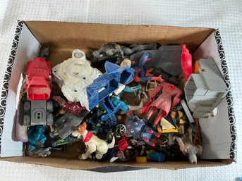 Lot Of Assorted Action Figures Including Spiderman, Ironman, Batman, And More