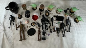 Huge Lot Of Star Wars And Marvel Collectibles, Action Figures, Funko Pops, And More