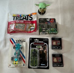 Star Wars Action Figures, Collectibles, Marvel Mini Mates, Funko Pop, Racing Cars And Trading Card Treats