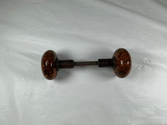 Vintage Porcelain Doorknob Set