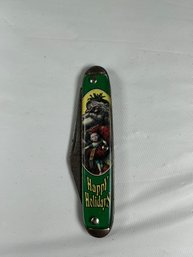 Novelty Knife Co. Happy Holidays Pocket Knife