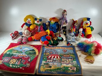 Clown Dolls And Circus Collectibles