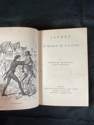 Antique Hardcover Edition Of The Novel Japhet, In Search Of A Father By Captain Frederick Marryat