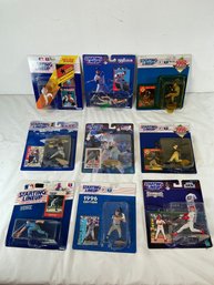 9 Vintage Kenner Starting Lineup Baseball Action Figures