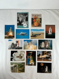 14 NASA's Space Shuttle Program Postcards And Two Cards